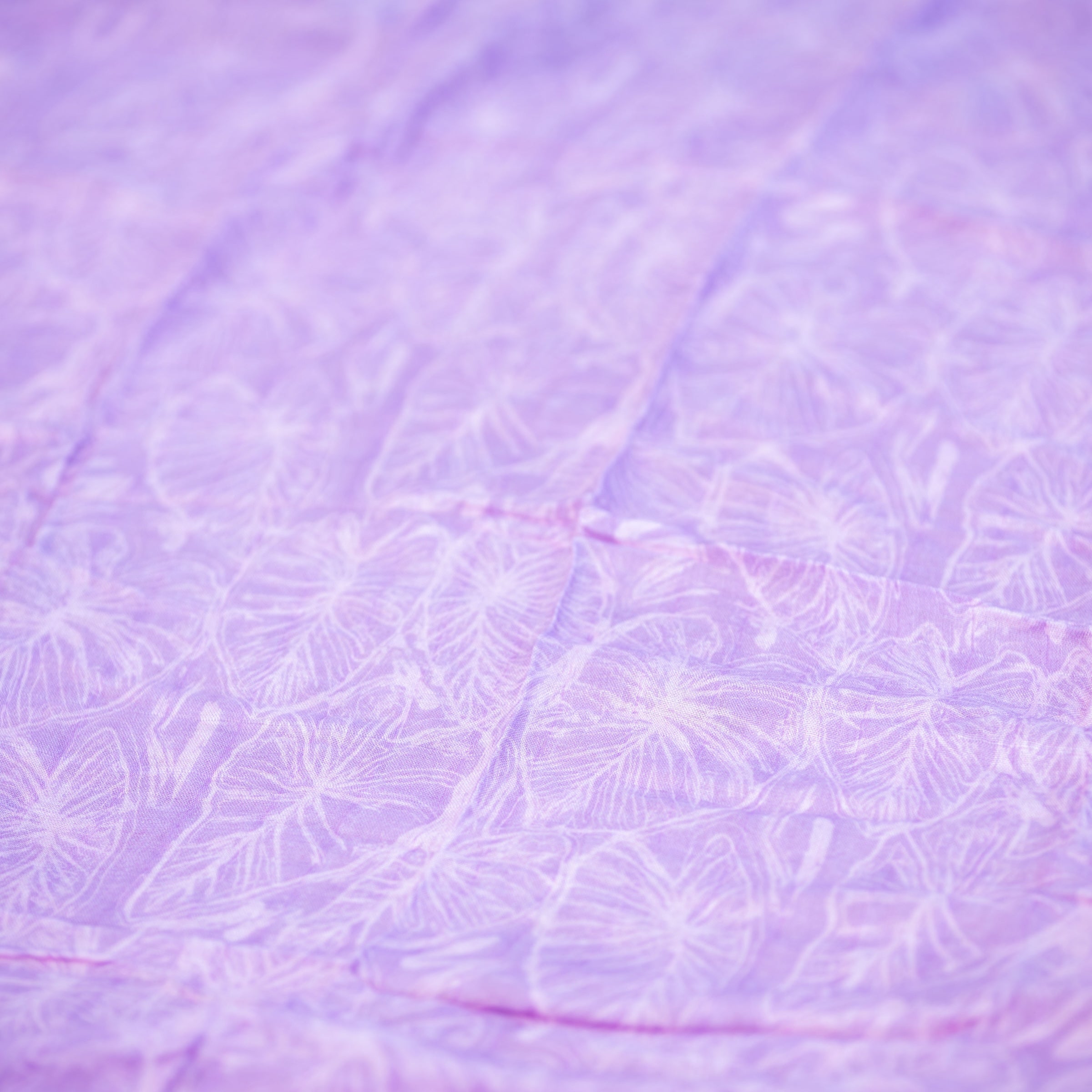 Purple Kalo Scribble Kapa Moe - Hawaiian Bamboo Swaddle Blanket