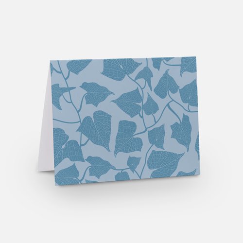 Blue Peʻahi Notecard