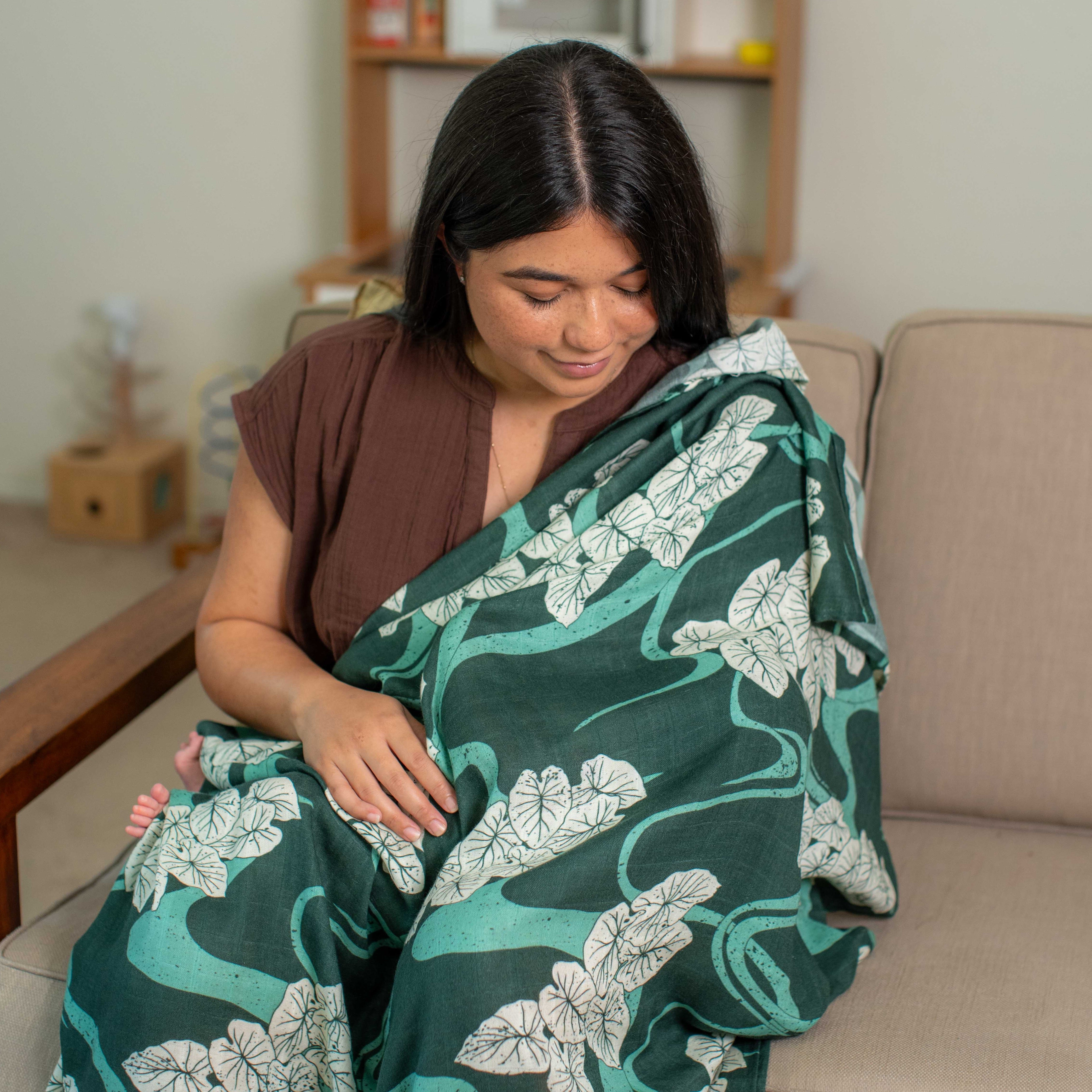 Hawaiian Loʻi Pō Kapa Moe - Hawaiian Bamboo Swaddle