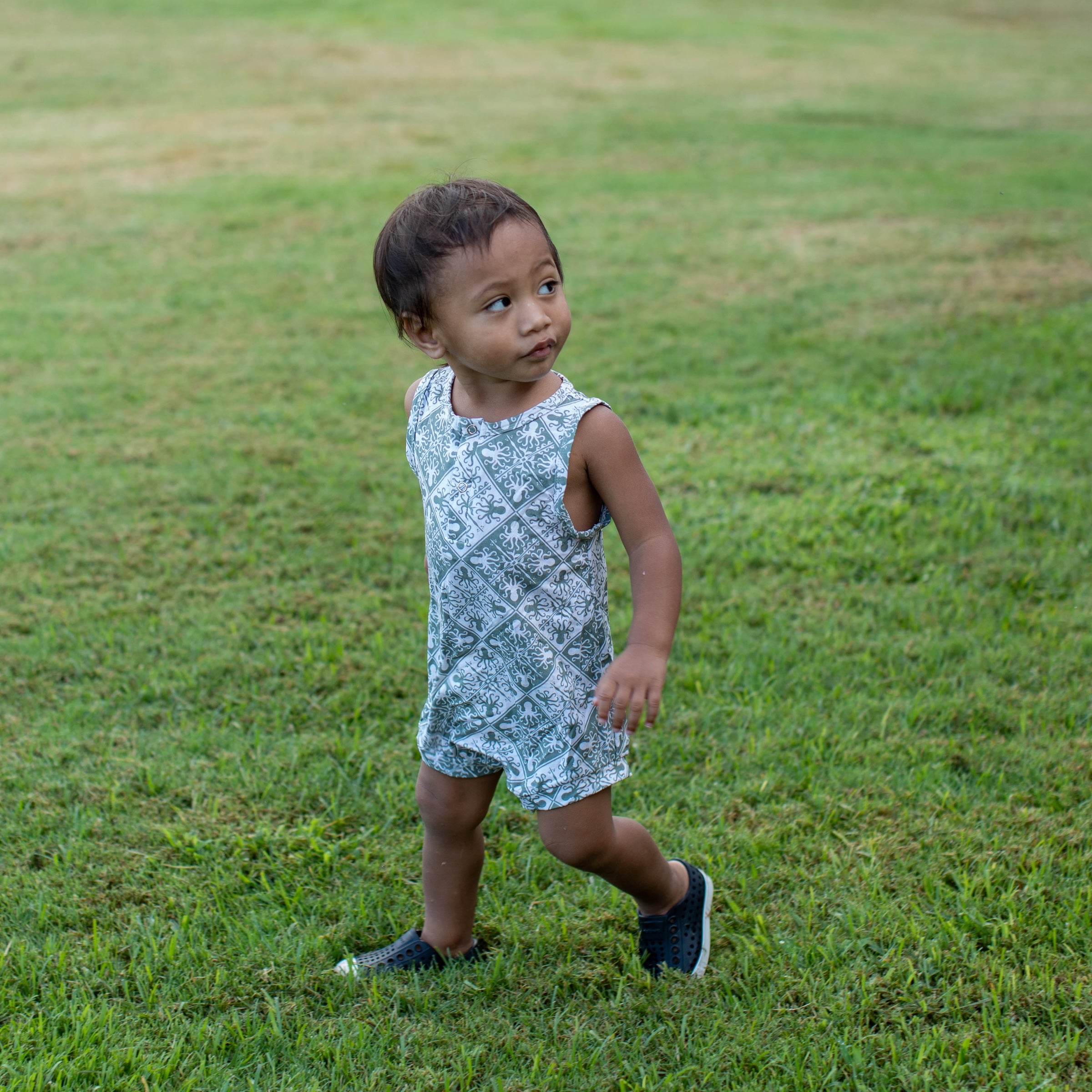 Sand Kuiki Heʻe Tank Bamboo Romper