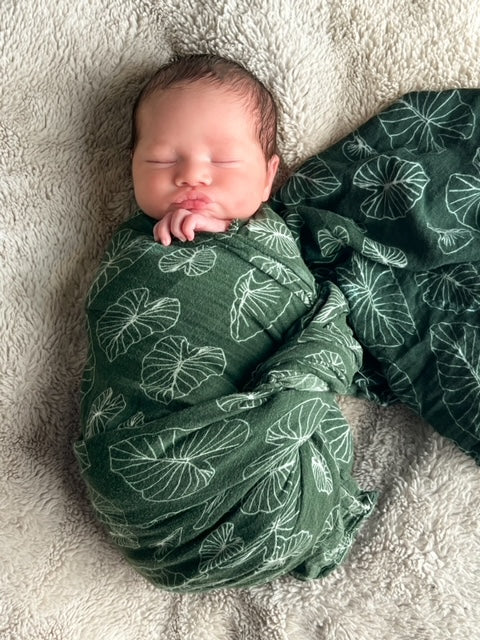 Signature Kalo Bamboo Muslin Kapa Moe (Swaddle Blanket)