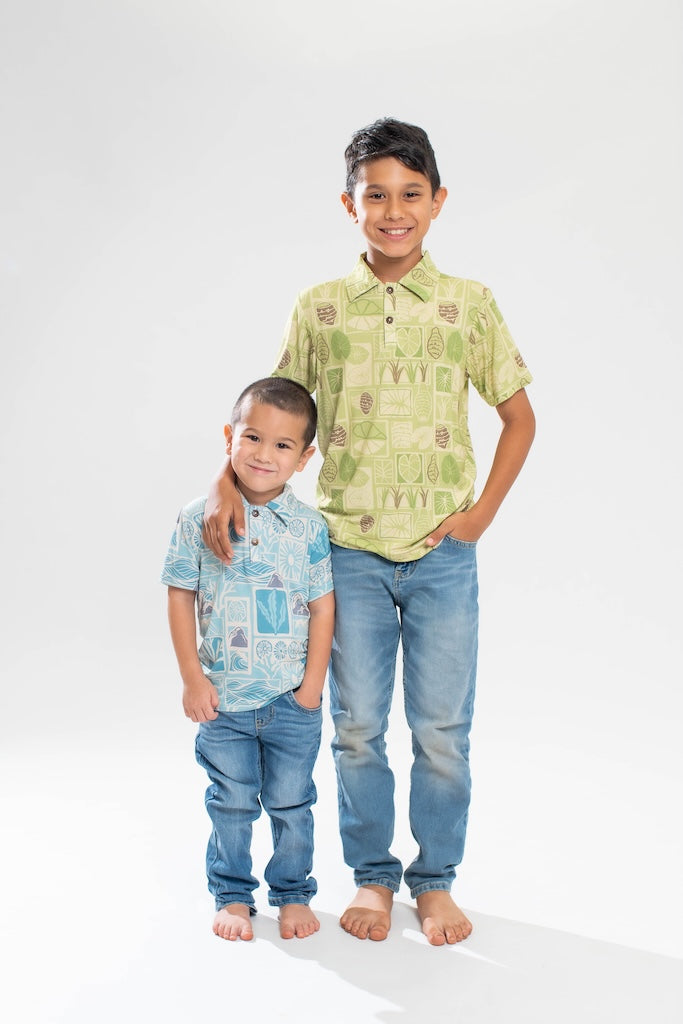 Kapa Kalo Bamboo Kalei Athletic Polo