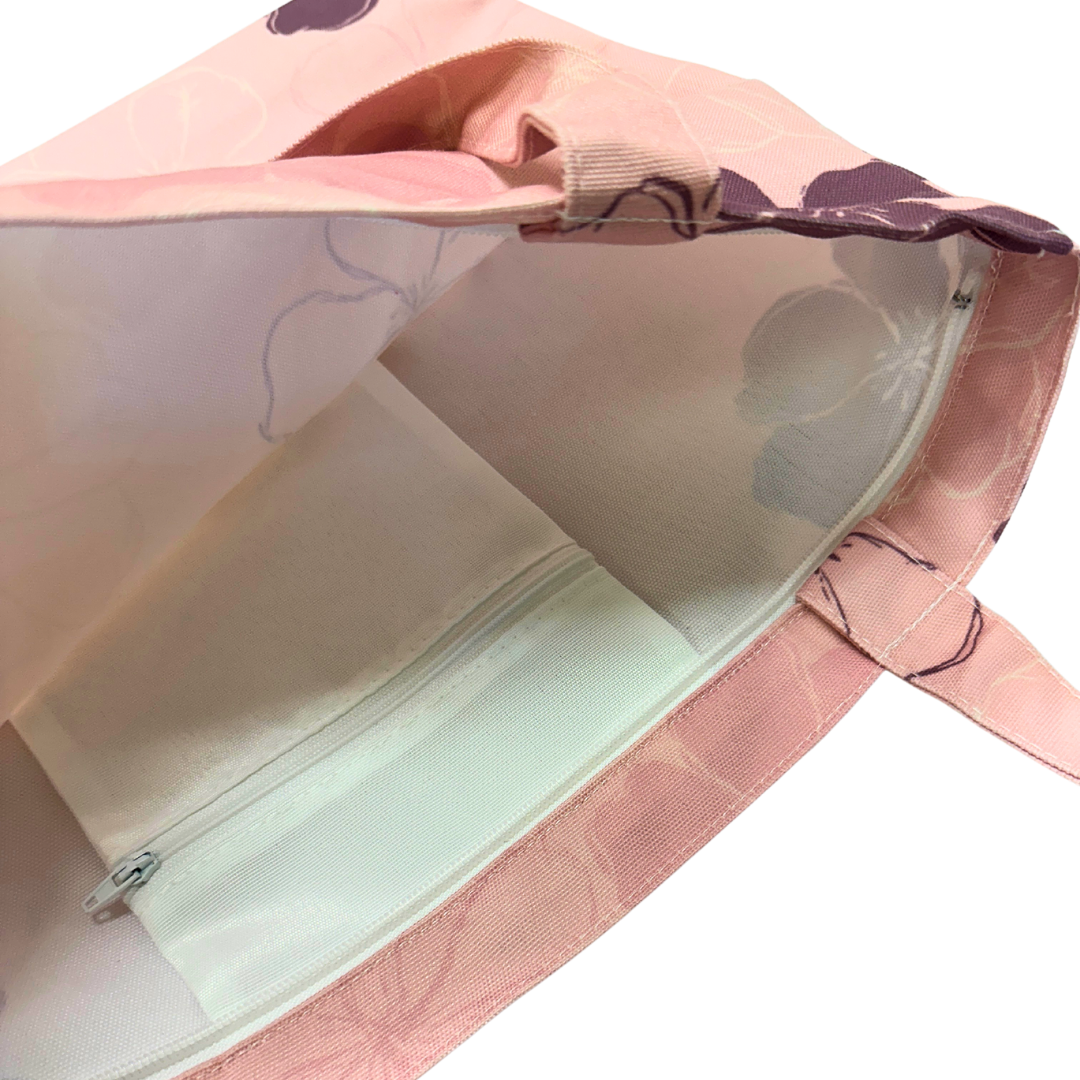 Kokio Canvas Zipper Tote Bag