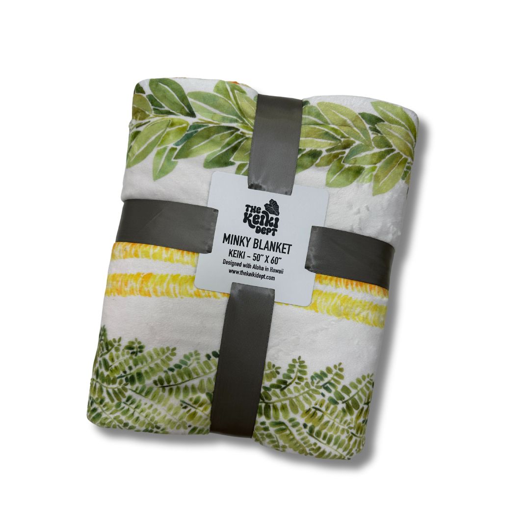 Lei Alaula Kula Minky Blanket