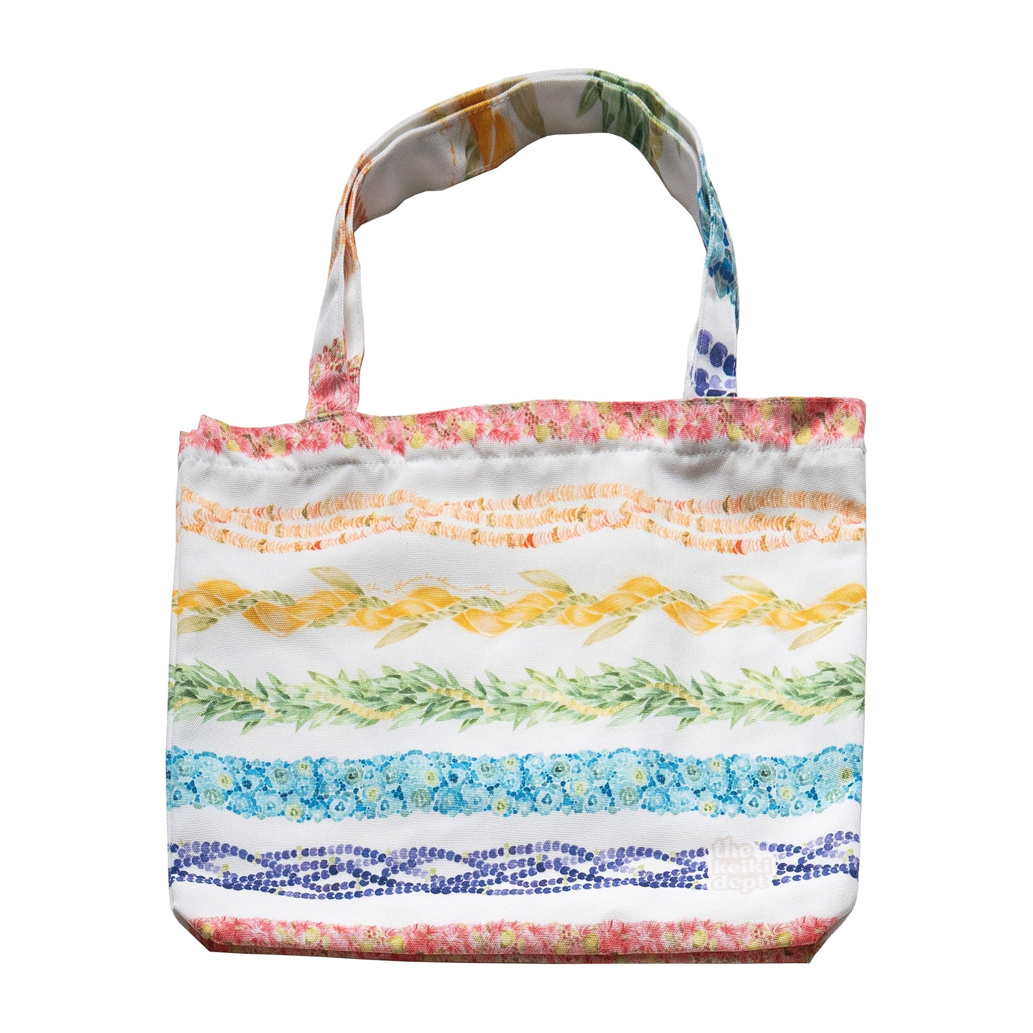 Lei Anuenue Canvas Zipper Tote Bag