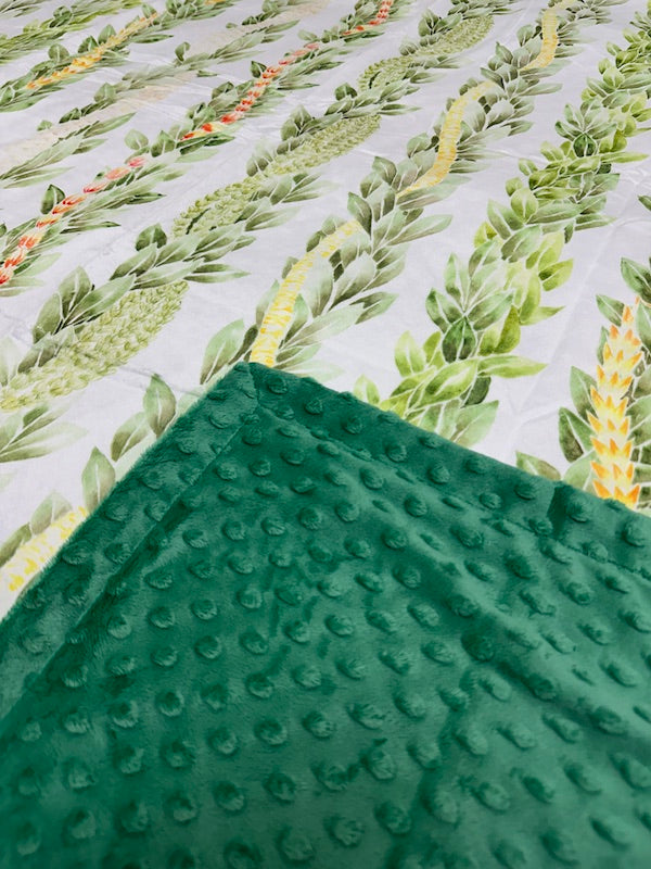 Lei Maile Minky Blanket