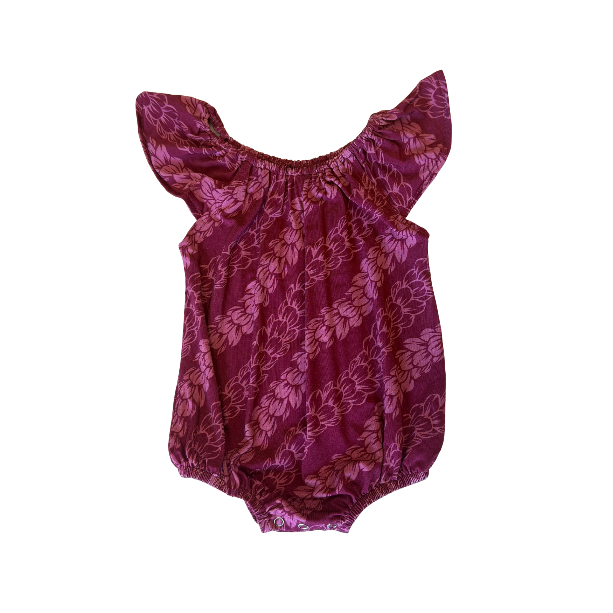 Pink Pakalana Strands Flutter Romper