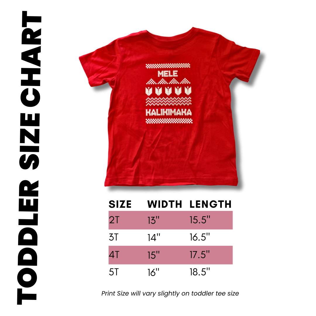 Mele Kalikimaka Ugly Christmas Keiki Tees