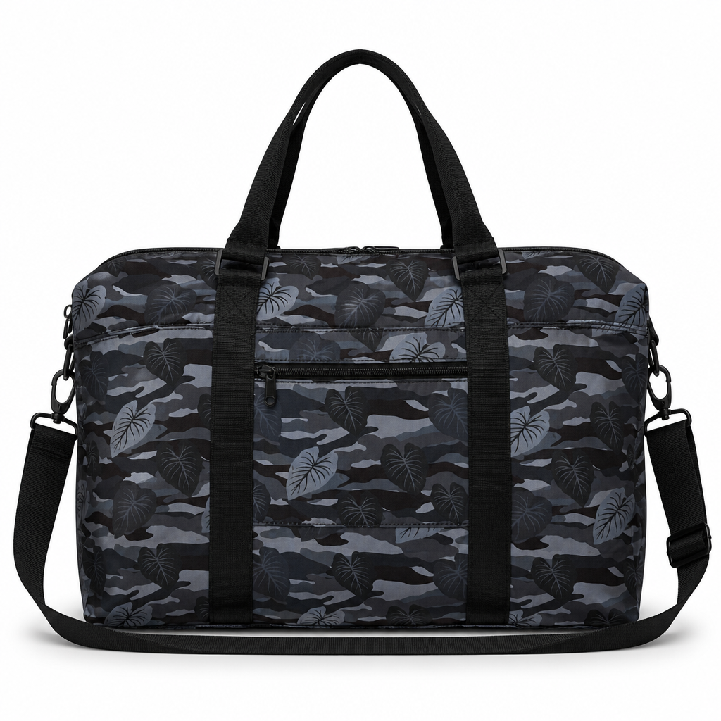 Black Camo Kalo Holoholo Tote