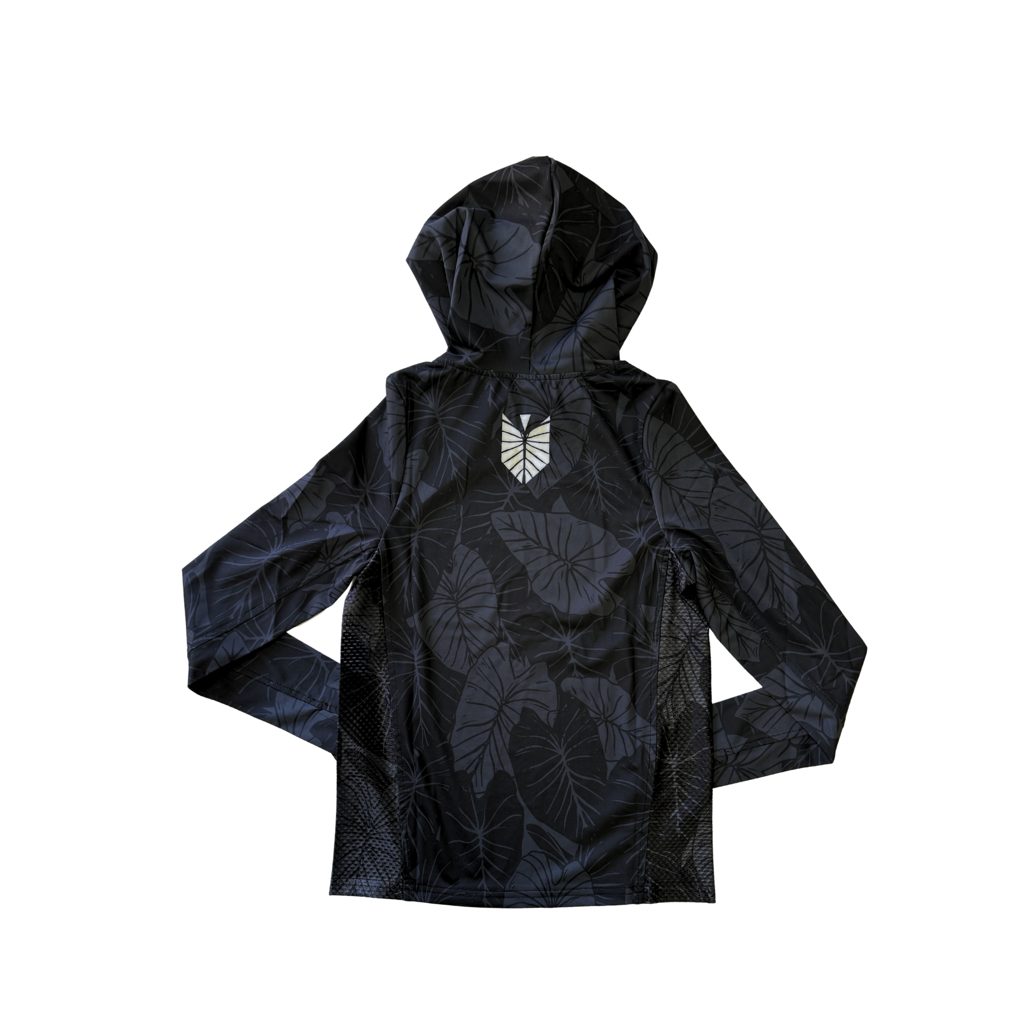 Black Loʻi Kalo Kalā Sun Hoodie (UPF 50)
