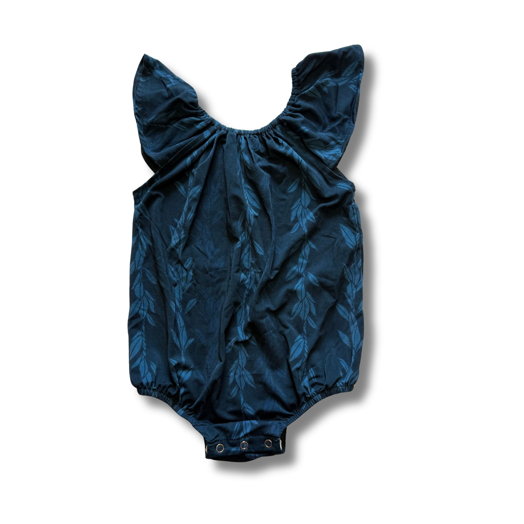 Blue Maile Strands Flutter Romper