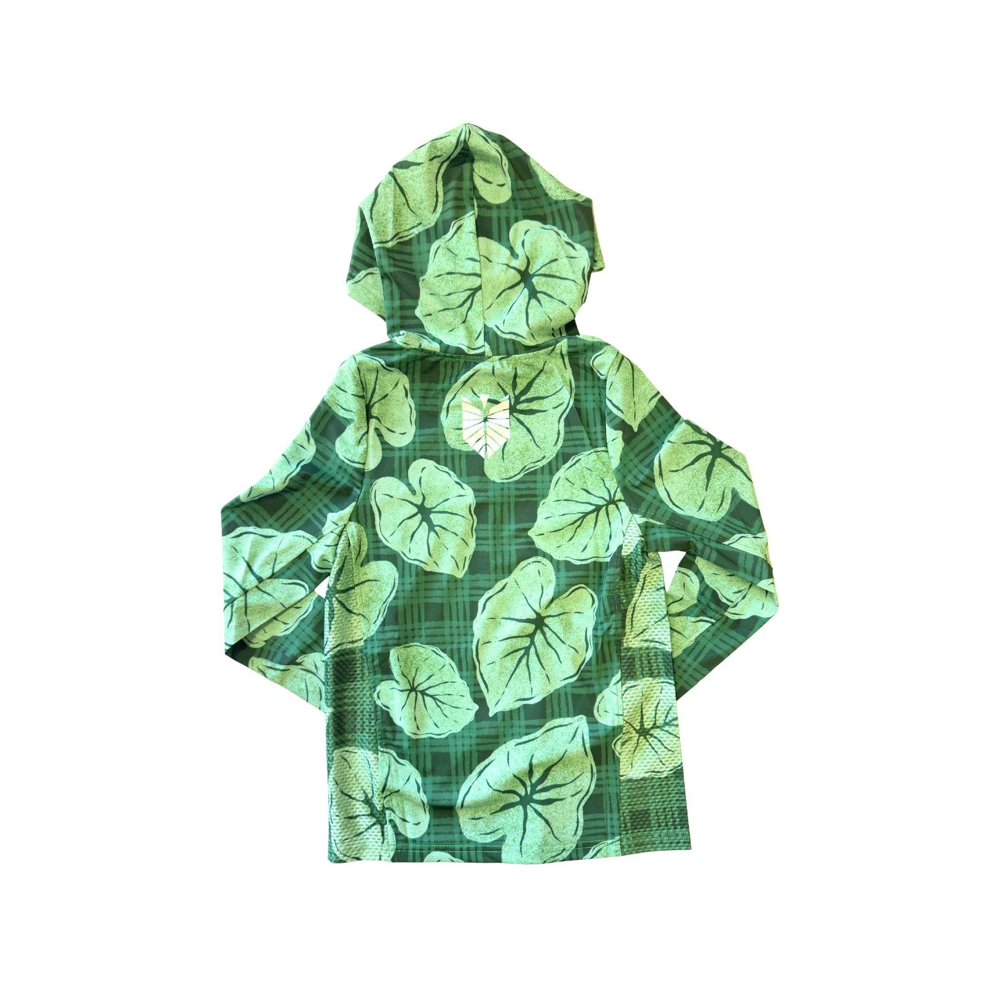 Green Palaka Kalo UPF 50 Kalā Sun Hoodie (UPF 50)
