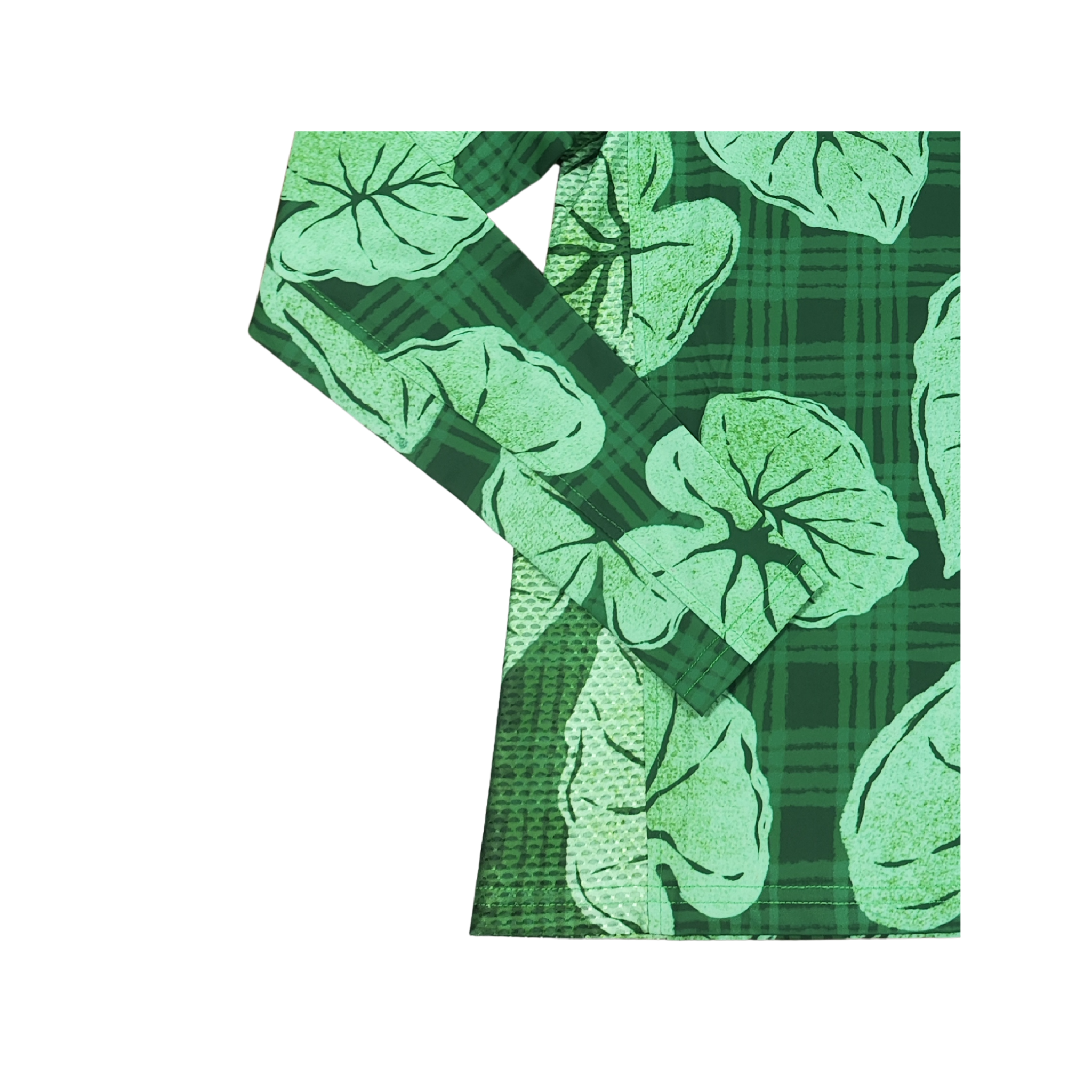 Green Palaka Kalo UPF 50 Kalā Sun Hoodie (UPF 50)