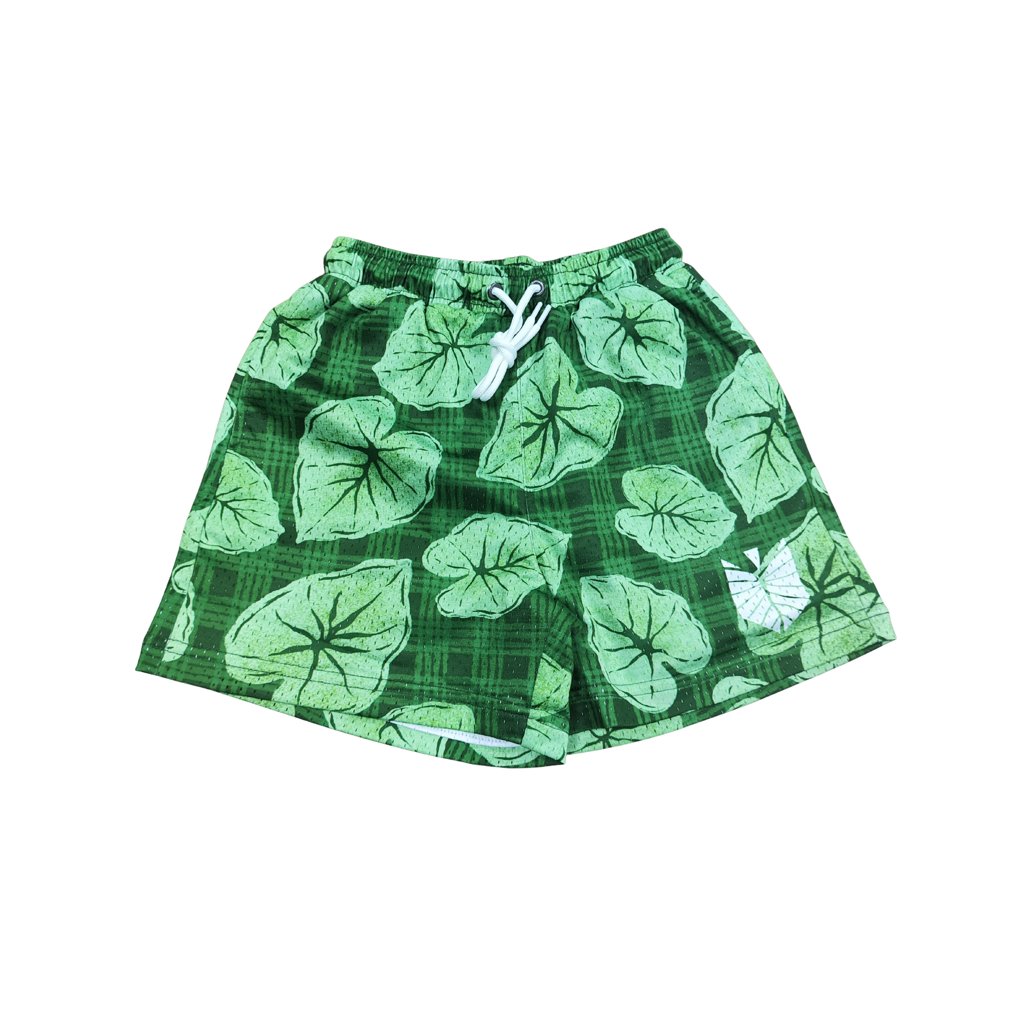 Green Palaka Kalo Youth Mesh Shorts