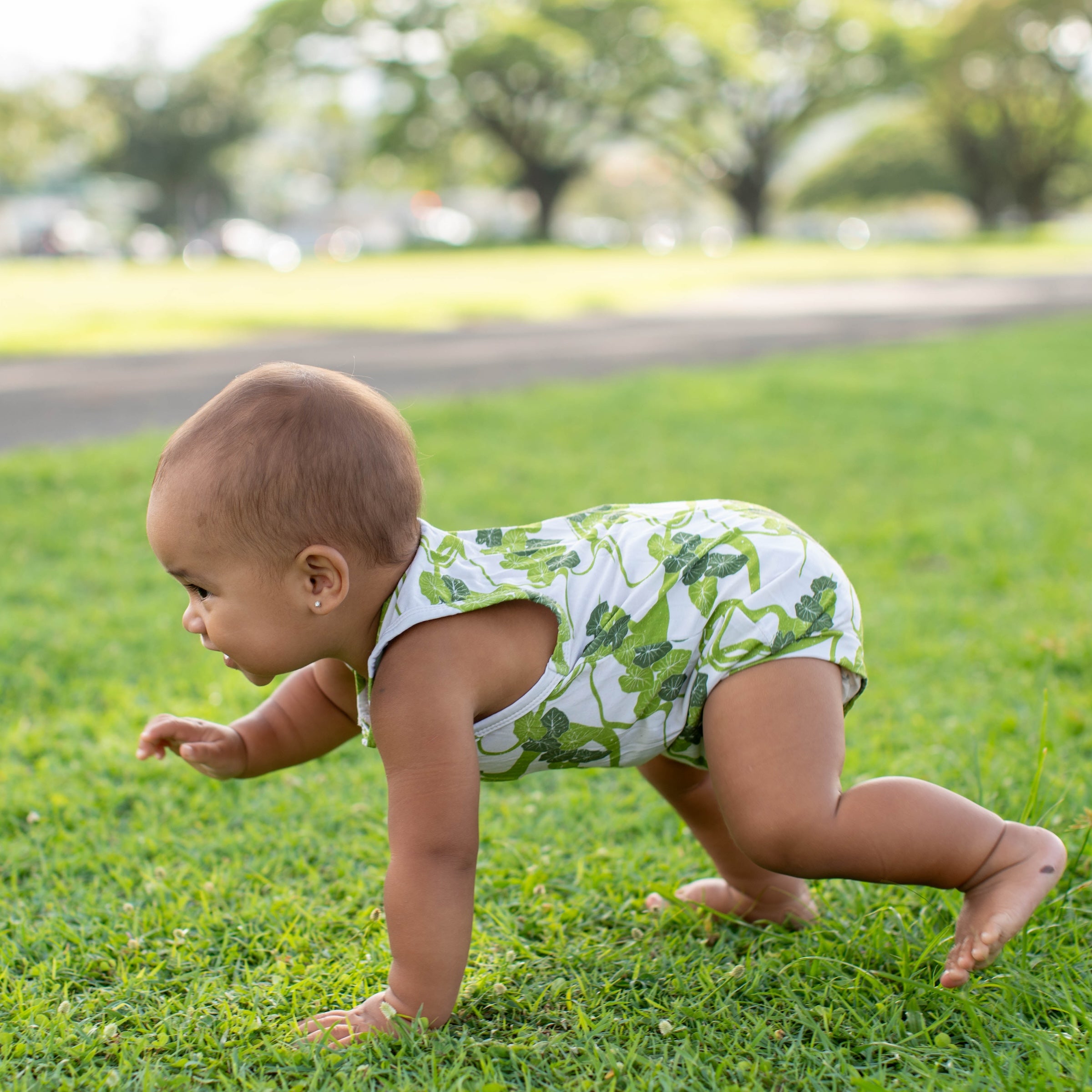 Hawaiian Loʻi Ao Tank Bamboo Tank Romper