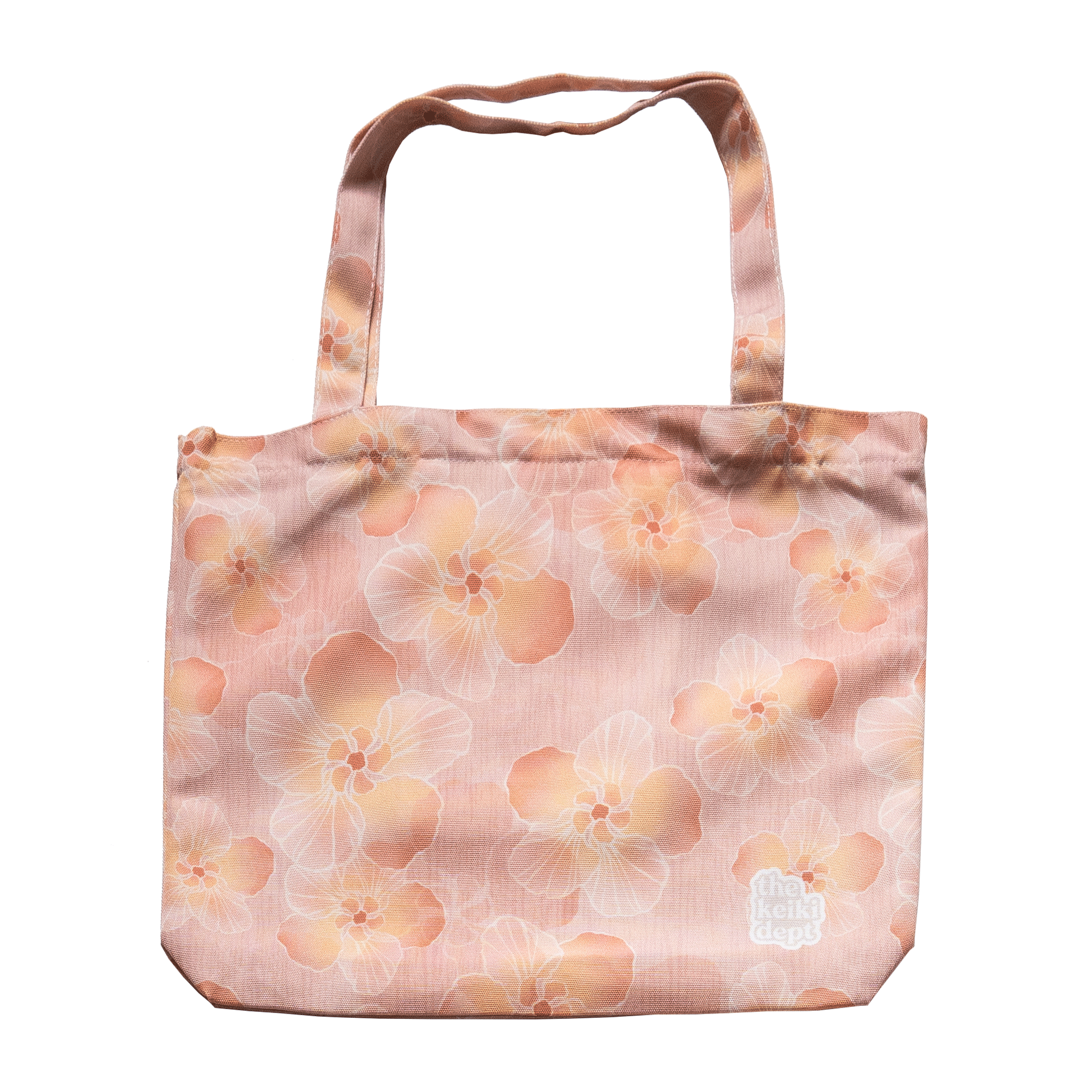 Hazy Hau Canvas Zipper Tote Bag