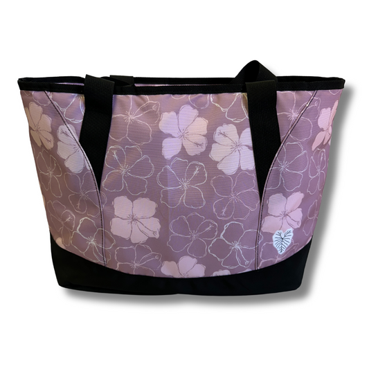 Kokio Hibiscus Shopping Cooler Tote Bag