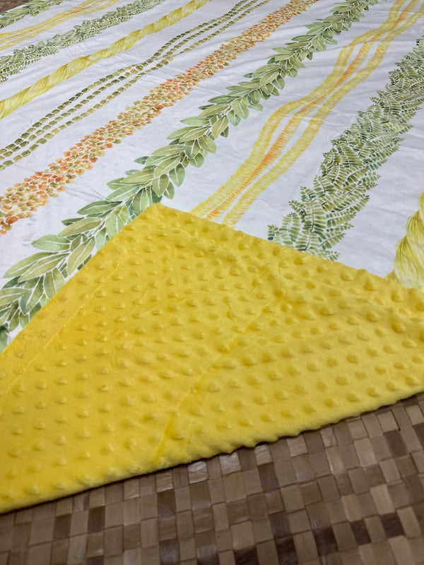 Lei Alaula Kula Minky Blanket