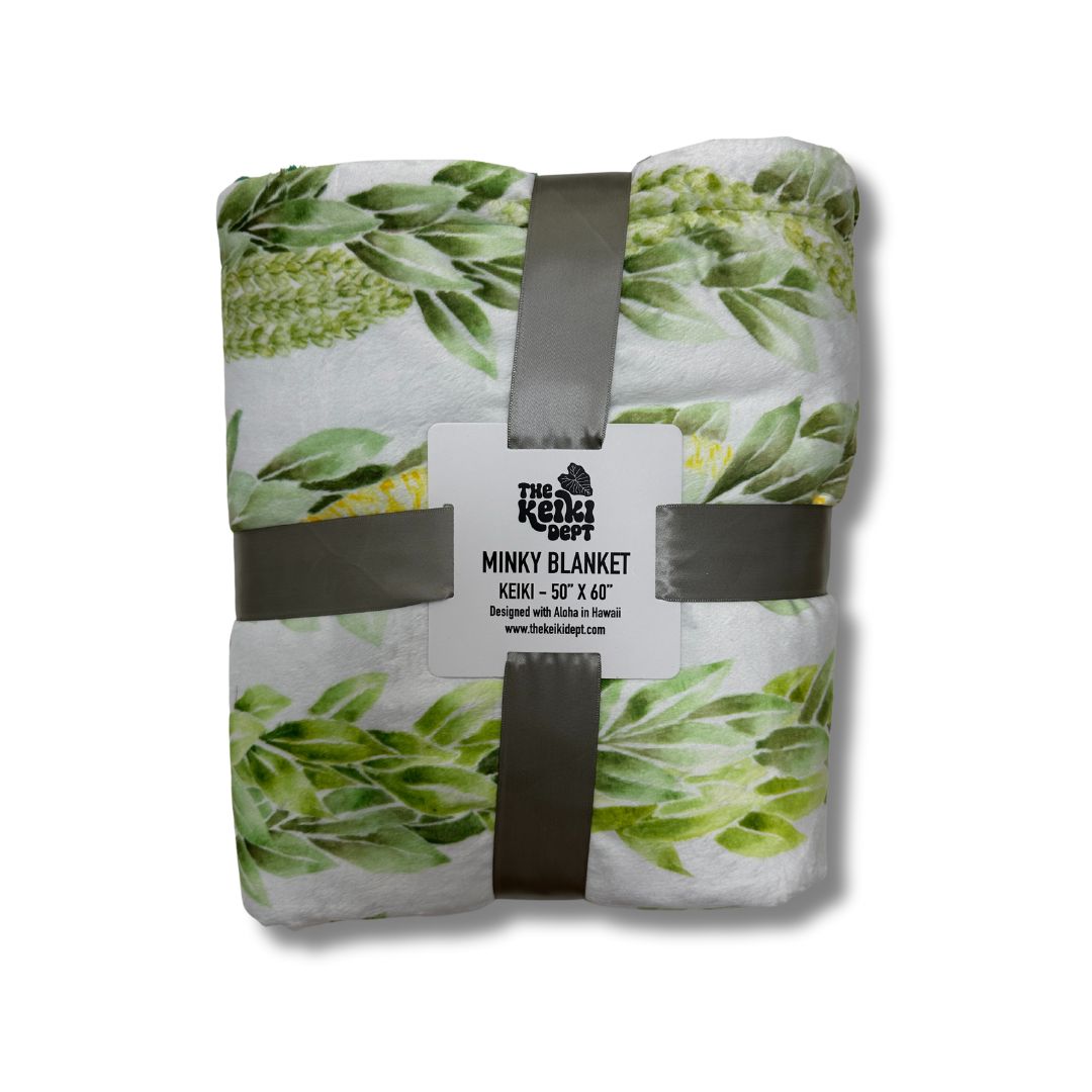 Lei Maile Minky Blanket