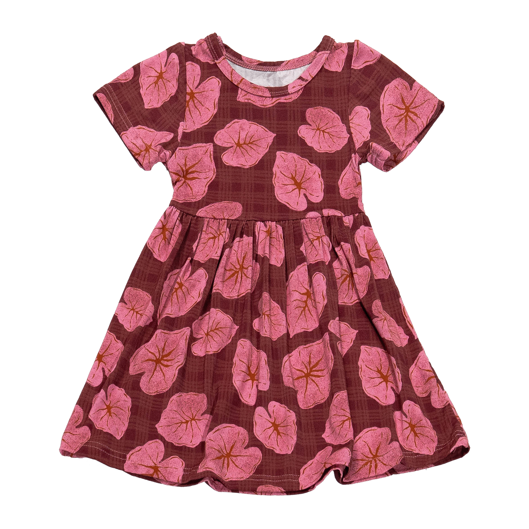 Pink Palaka Kalo Bamboo Kaliko Dress