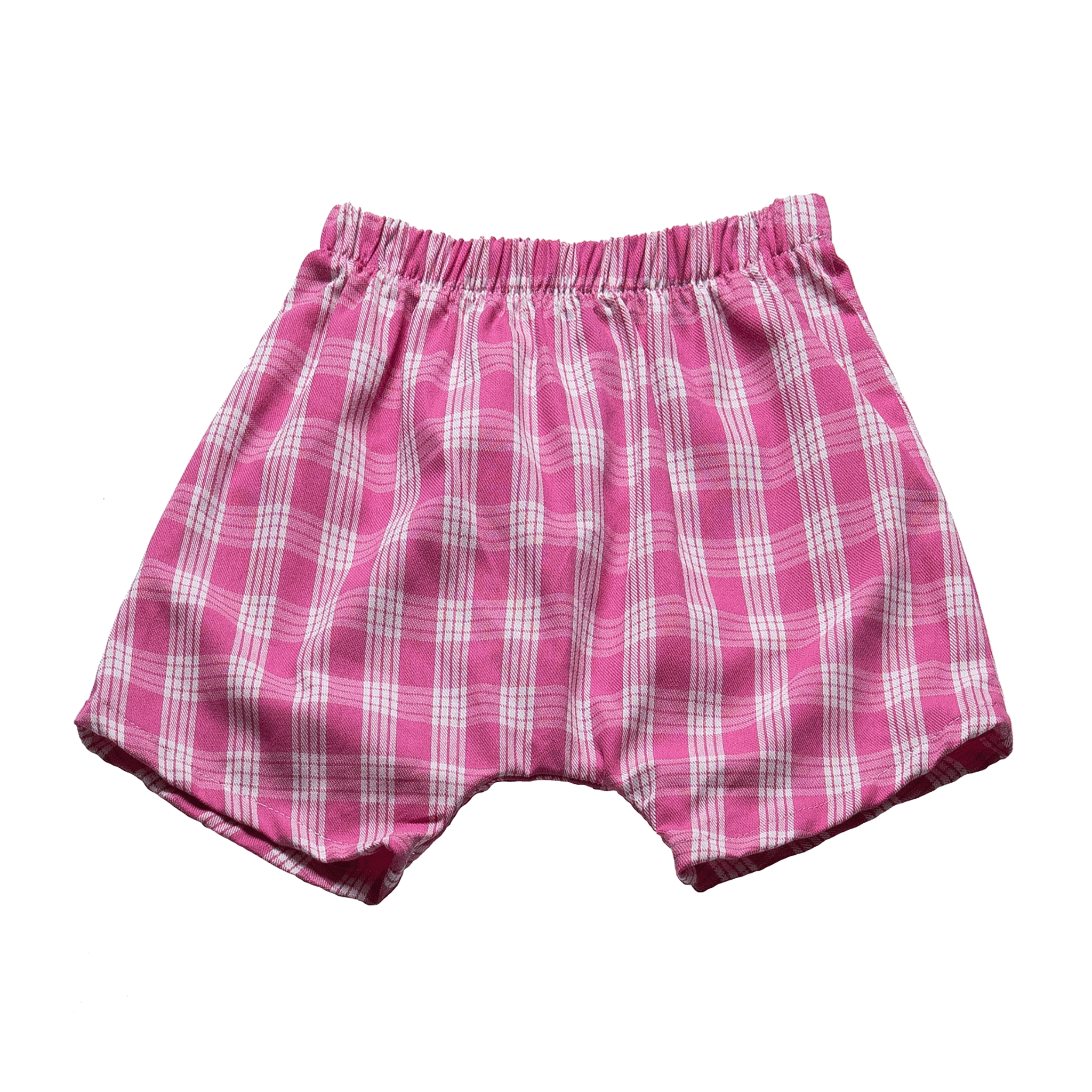 Pink Palaka Harem Shorts
