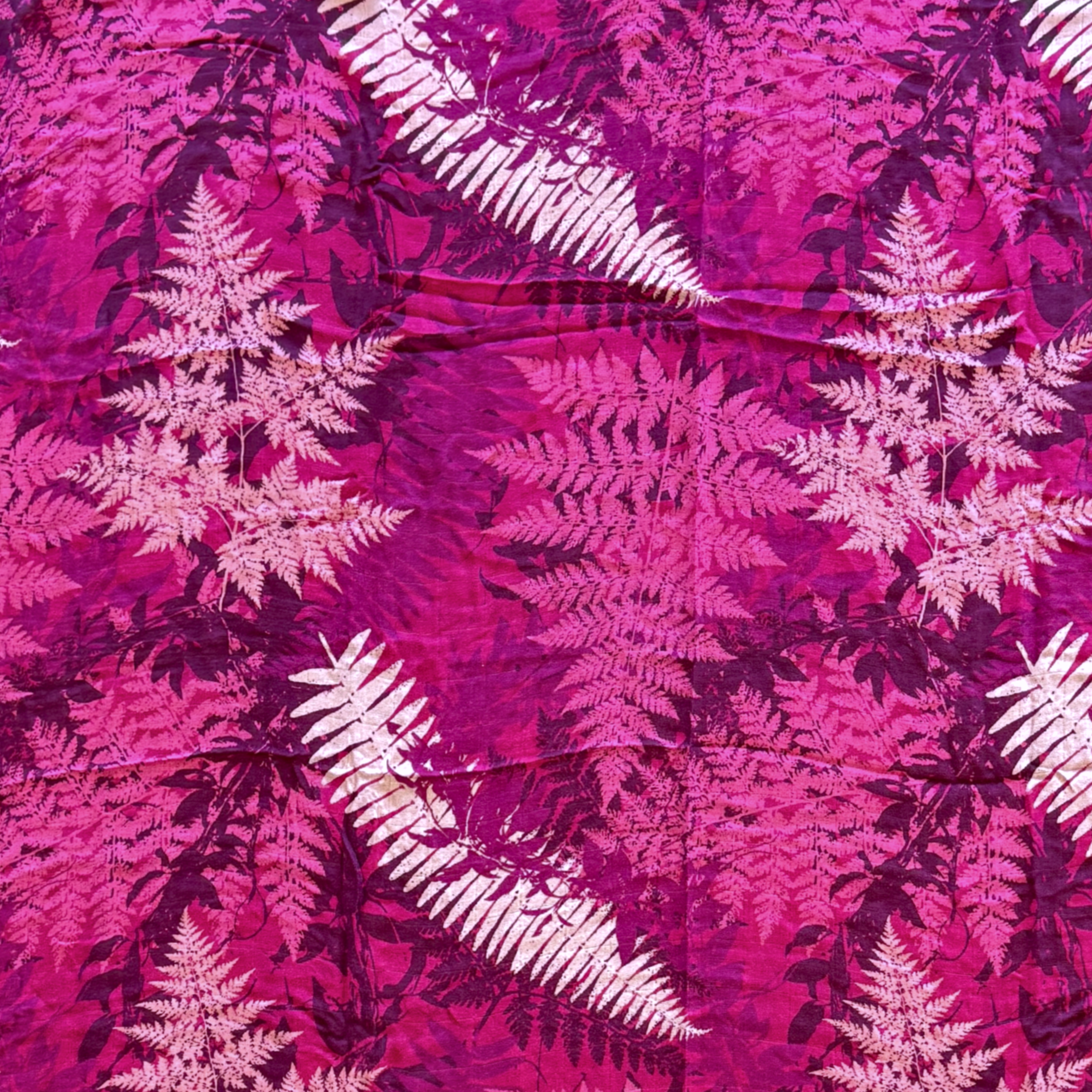 Pink Hawaiian Ferns Kapa Moe - Hawaiian Bamboo Swaddle