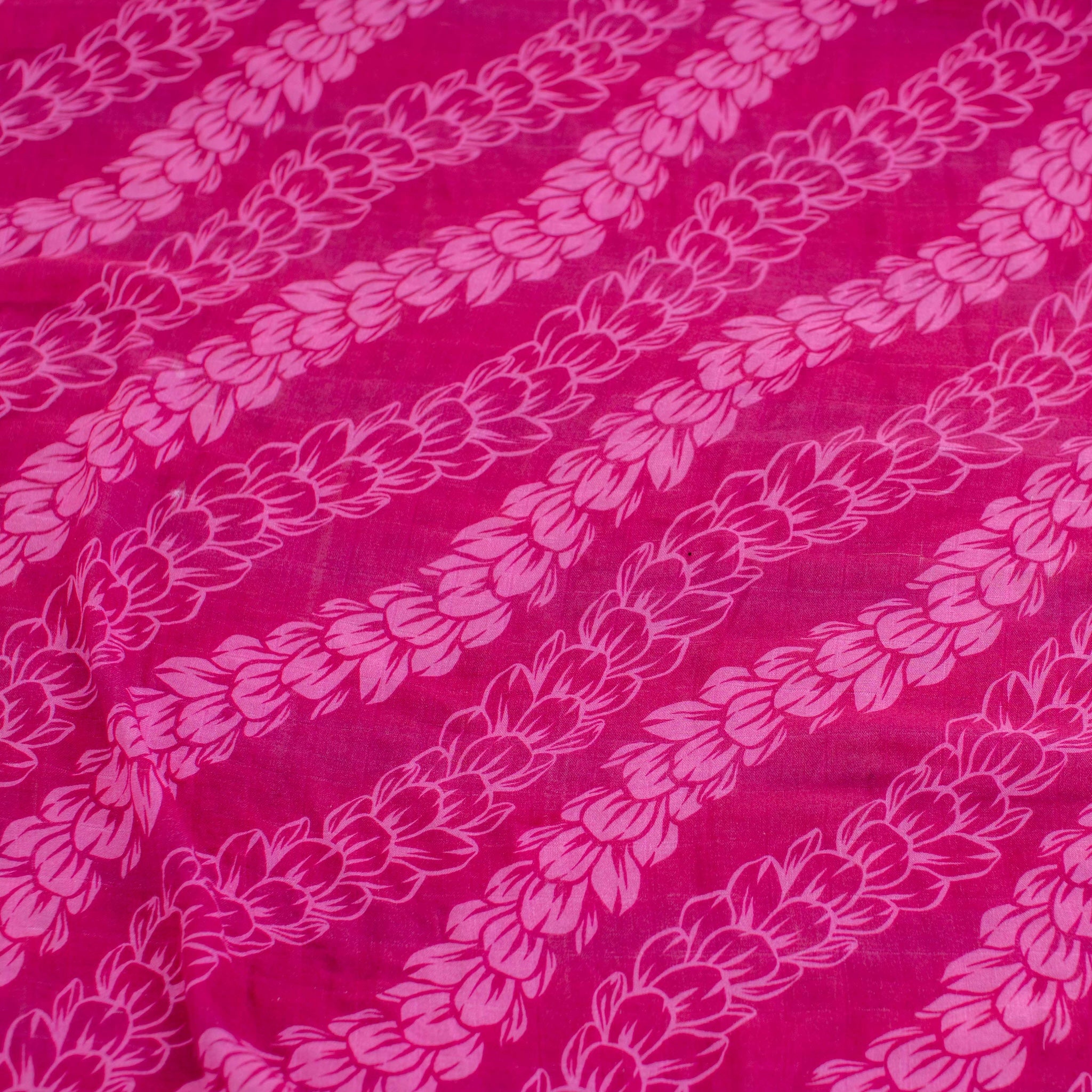 magenta pink pakalana strands swaddle blanket close up