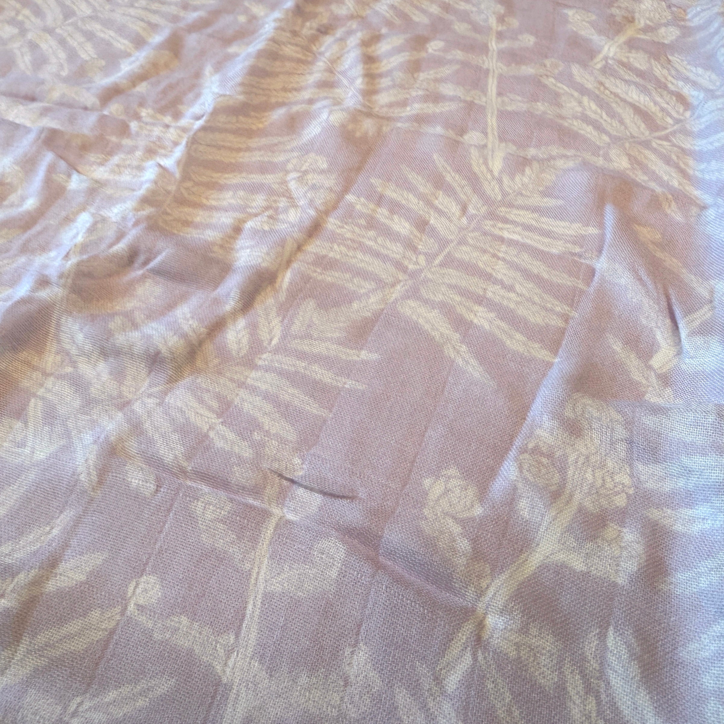 Lavender Neke Fern Bamboo Muslin Kapa Moe (Swaddle Blanket)