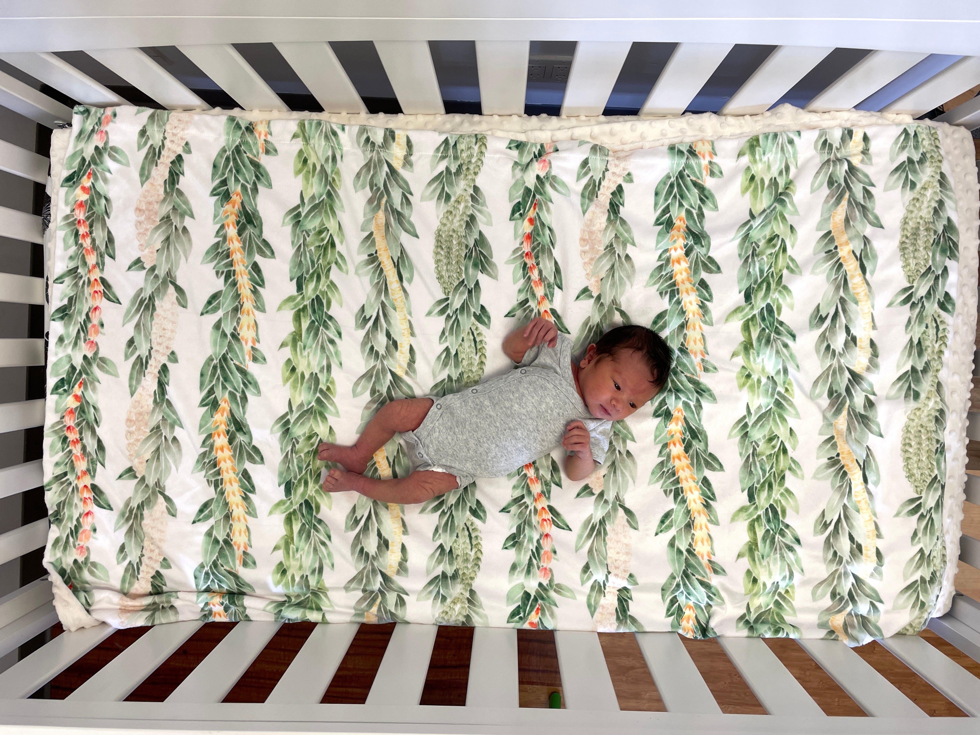 Lei Maile Minky Blanket